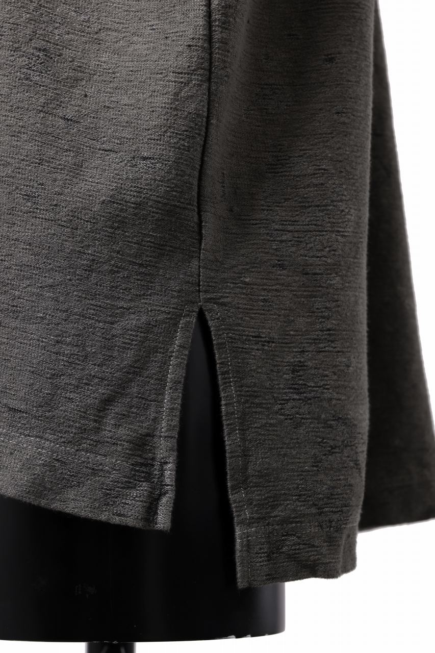 COLINA BIG SKIPPER POLO SHIRT / ANCIENT DYED LINEN HEAVY JERSEY (DUST) - Image 14