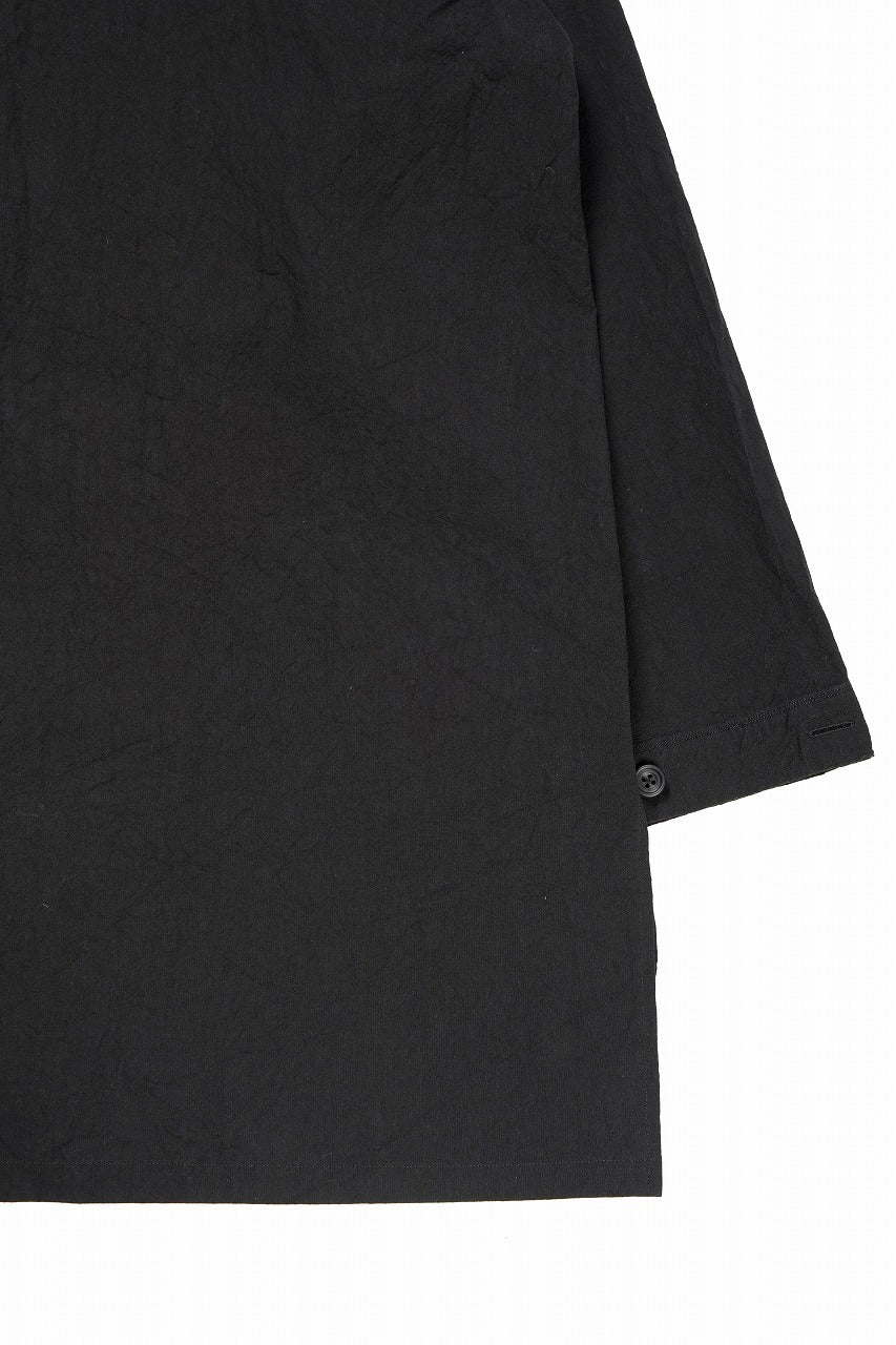 COLINA CARDIGAN SHIRT / GV-POPLIN (LOG WOOD BLACK) - Image 11
