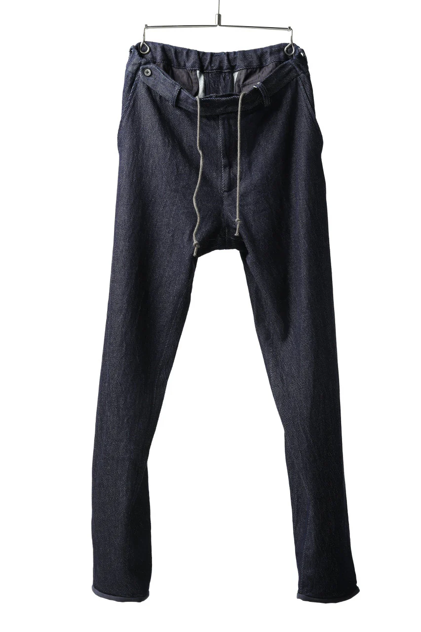 COLINA DRILL DENIM TROUSERS (INDIGO)