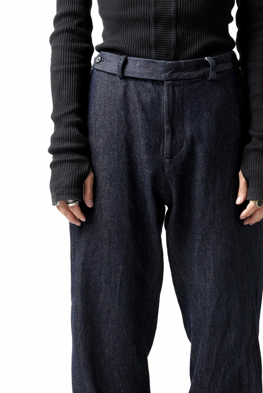 COLINA DRILL DENIM TROUSERS (INDIGO) - Image 29