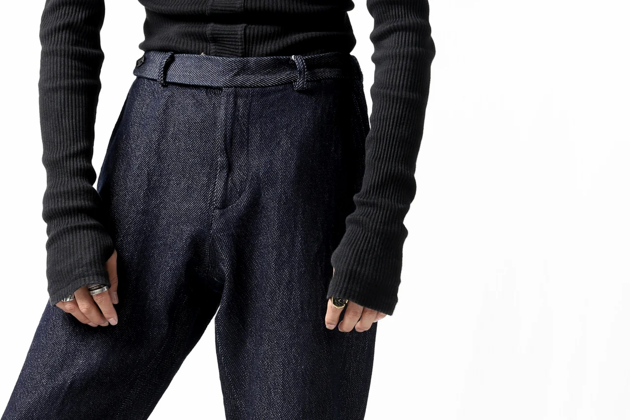 COLINA DRILL DENIM TROUSERS (INDIGO) - Image 33
