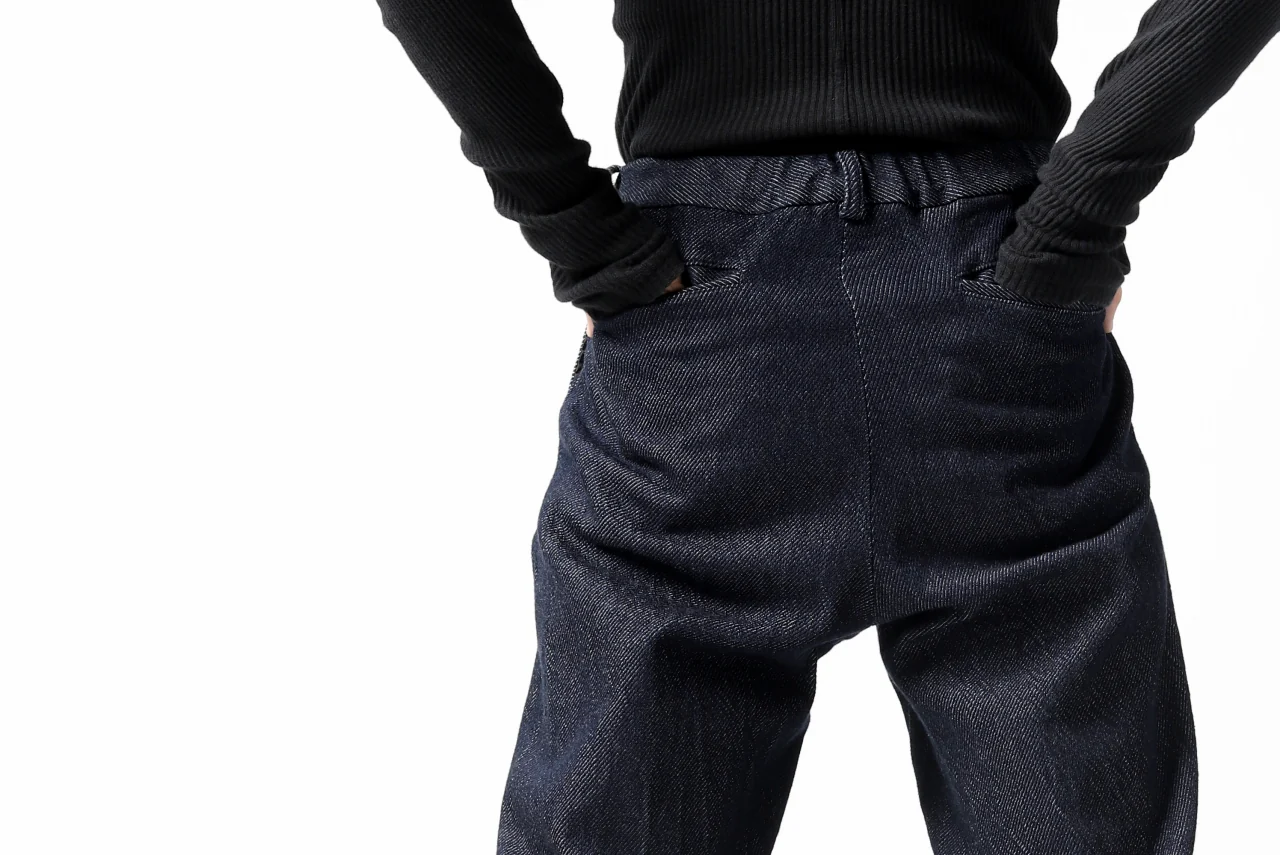 COLINA DRILL DENIM TROUSERS (INDIGO) - Image 34