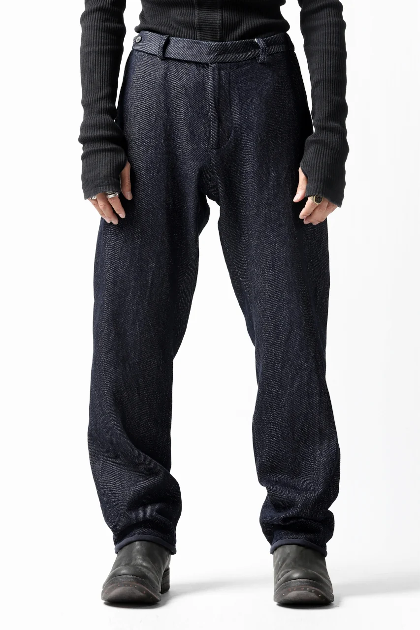 COLINA DRILL DENIM TROUSERS (INDIGO) - Image 5
