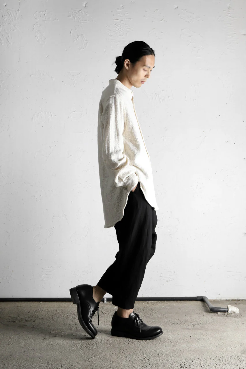 COLINA GRANPA SHIRT / HANDSPAN ORGANIC COTTON (WHITE) - Image 28