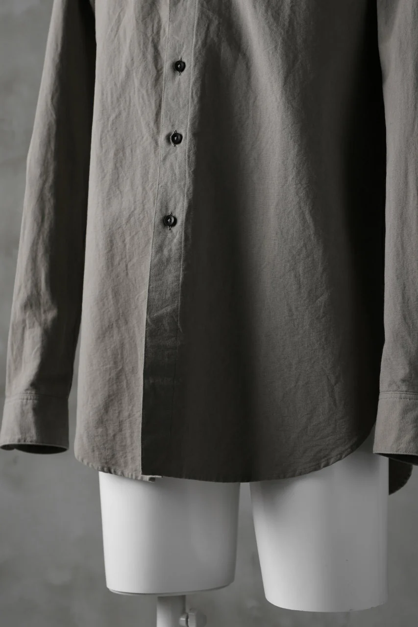 COLINA GRANPA SHIRT / PAPER COTTON (GRAY) - Image 12