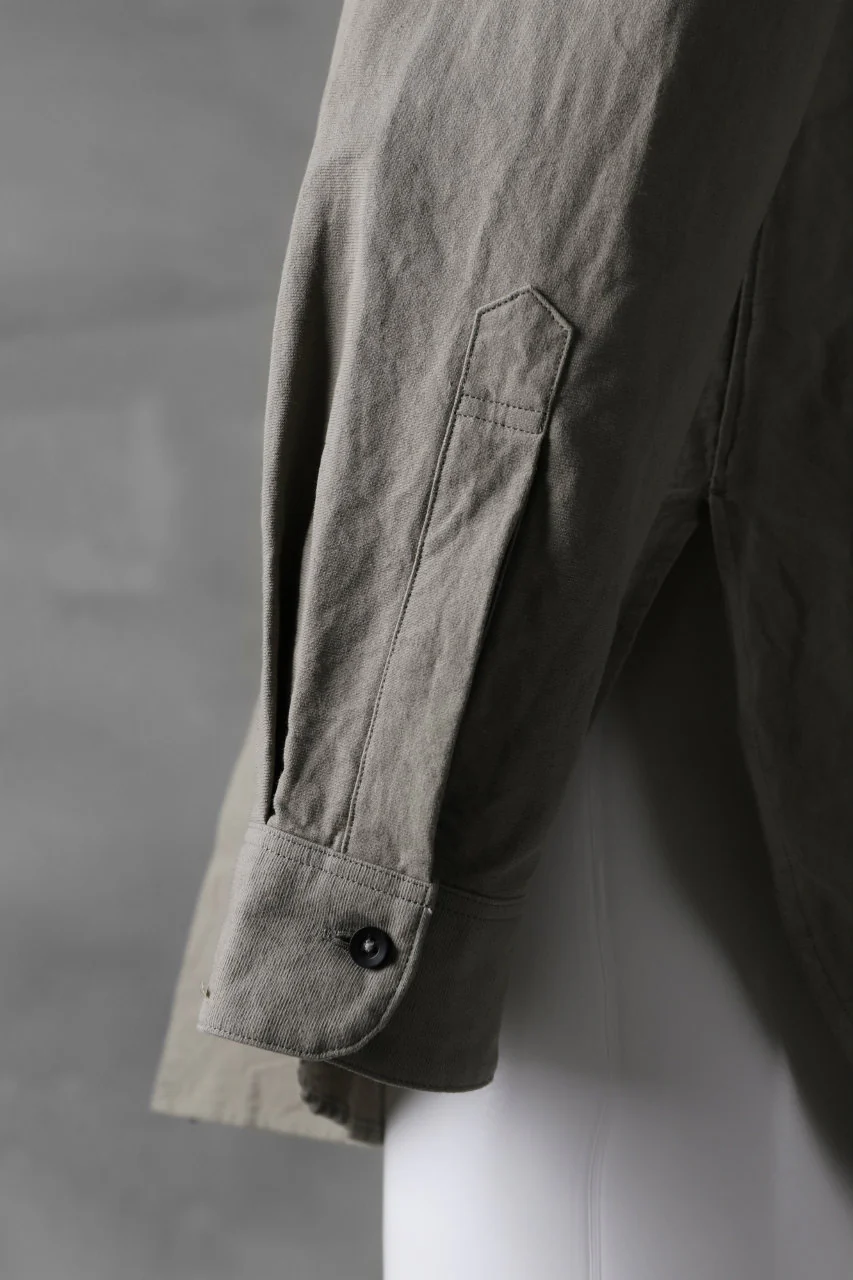 COLINA GRANPA SHIRT / PAPER COTTON (GRAY) - Image 14