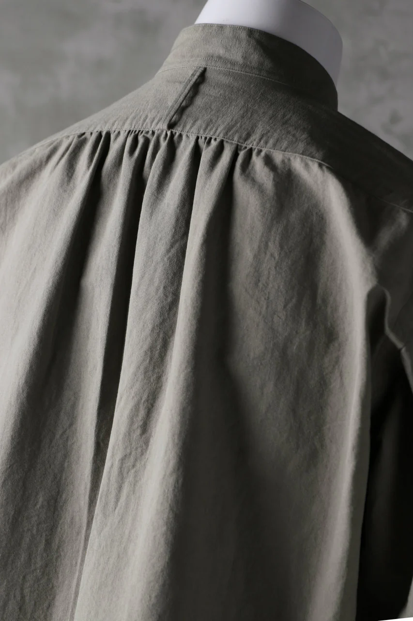 COLINA GRANPA SHIRT / PAPER COTTON (GRAY) - Image 16