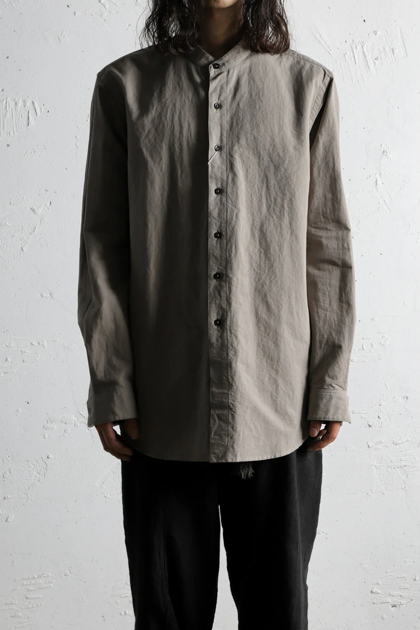 COLINA GRANPA SHIRT / PAPER COTTON (GRAY) - Image 18