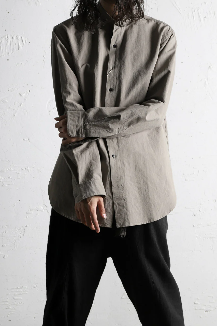 COLINA GRANPA SHIRT / PAPER COTTON (GRAY) - Image 19