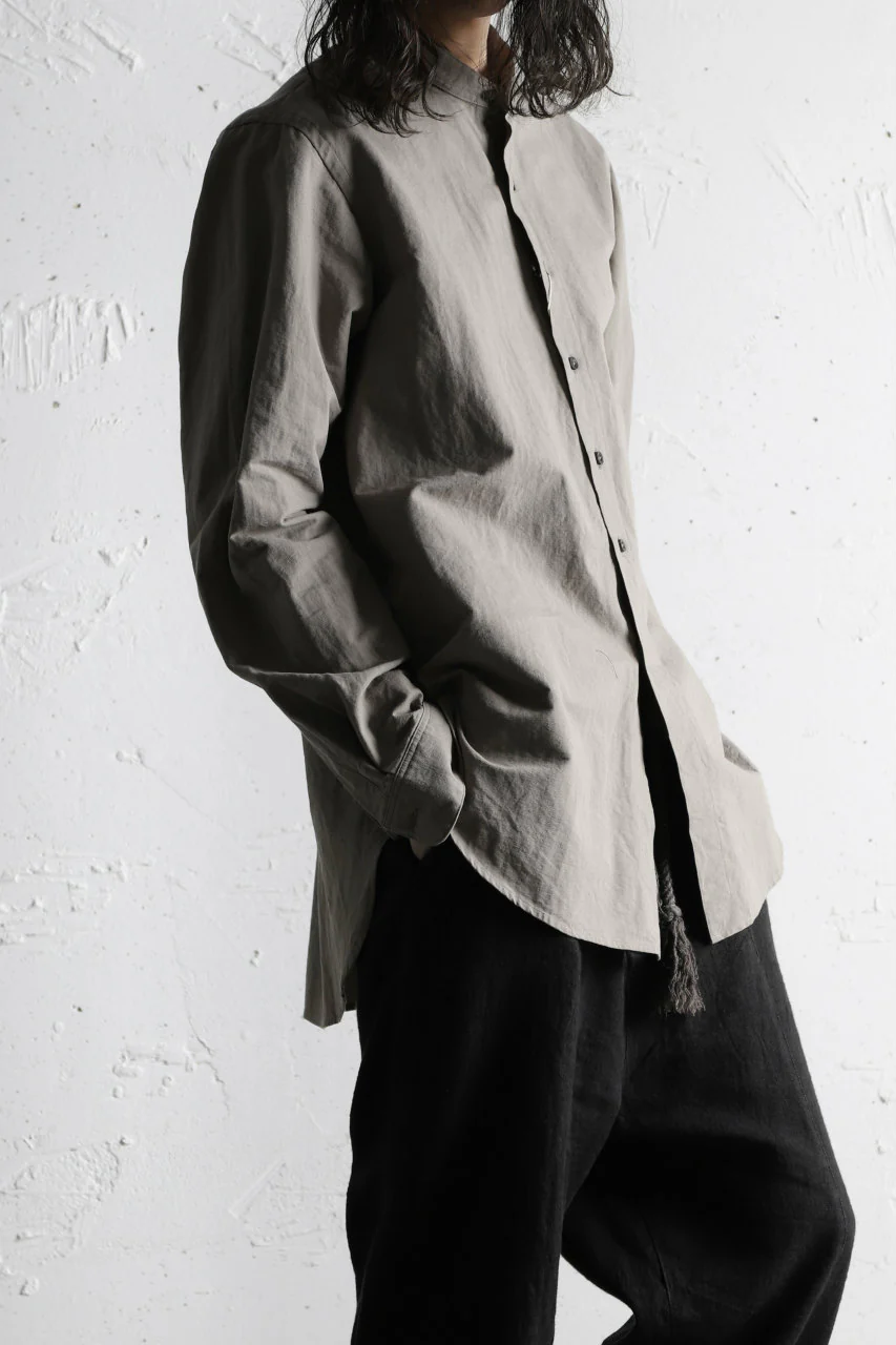 COLINA GRANPA SHIRT / PAPER COTTON (GRAY) - Image 20