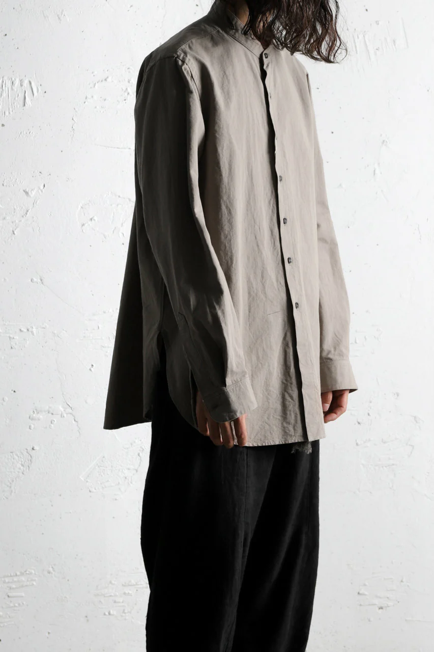 COLINA GRANPA SHIRT / PAPER COTTON (GRAY) - Image 21