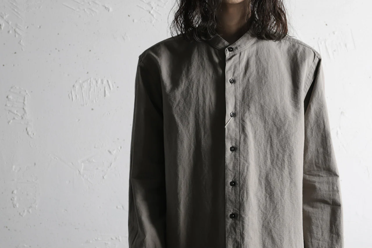 COLINA GRANPA SHIRT / PAPER COTTON (GRAY) - Image 28