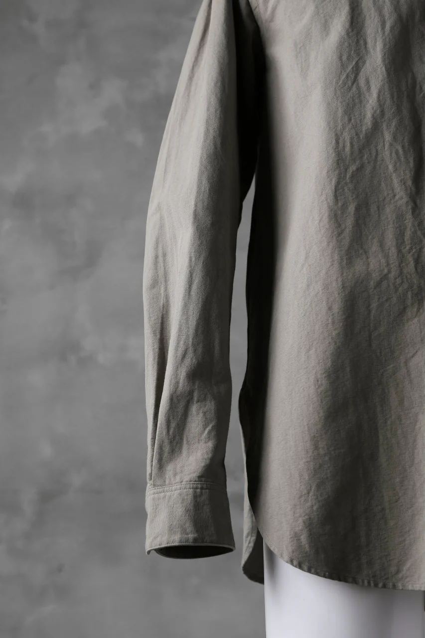 COLINA GRANPA SHIRT / PAPER COTTON (GRAY) - Image 9