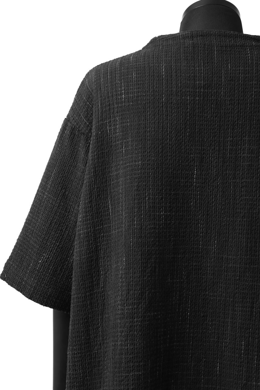 COLINA KEY NECK PULLOVER SHIRT / GARABO LIGHT SASHIKO (KASURI) - Image 12