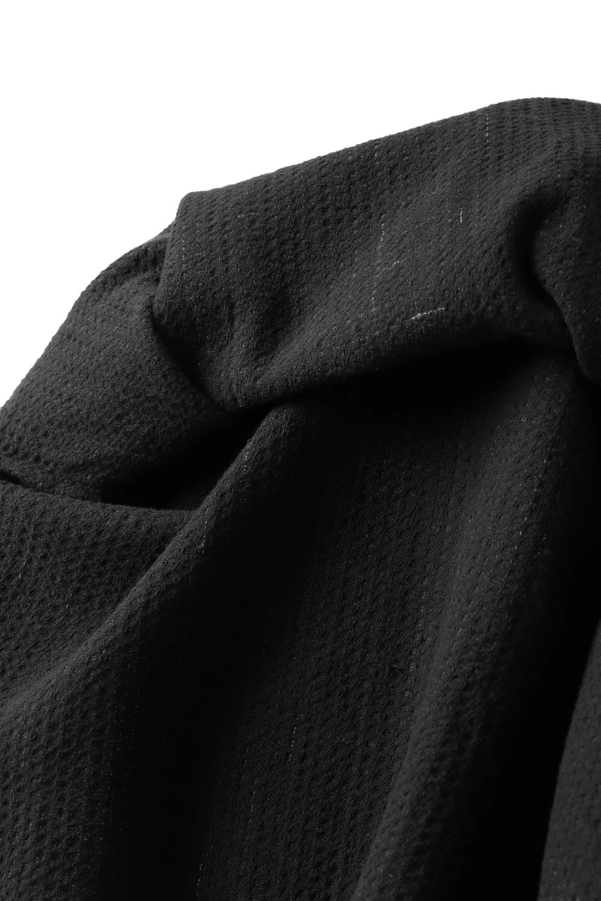 COLINA KEY NECK PULLOVER SHIRT / GARABO LIGHT SASHIKO (KASURI) - Image 16