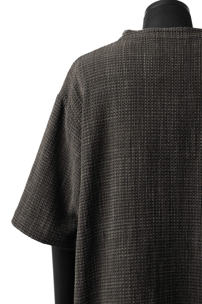COLINA KEY NECK PULLOVER SHIRT / GARABO LIGHT SASHIKO (ZAKURO) - Image 12