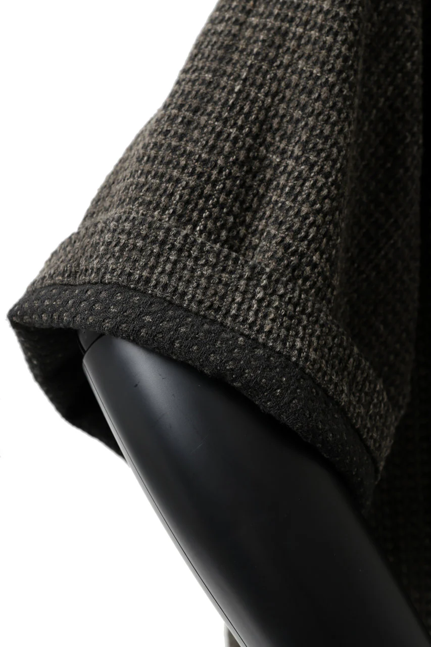 COLINA KEY NECK PULLOVER SHIRT / GARABO LIGHT SASHIKO (ZAKURO) - Image 15