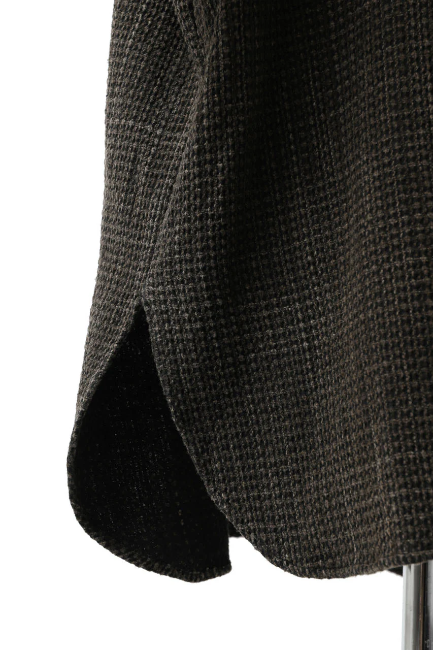 COLINA KEY NECK PULLOVER SHIRT / GARABO LIGHT SASHIKO (ZAKURO) - Image 17