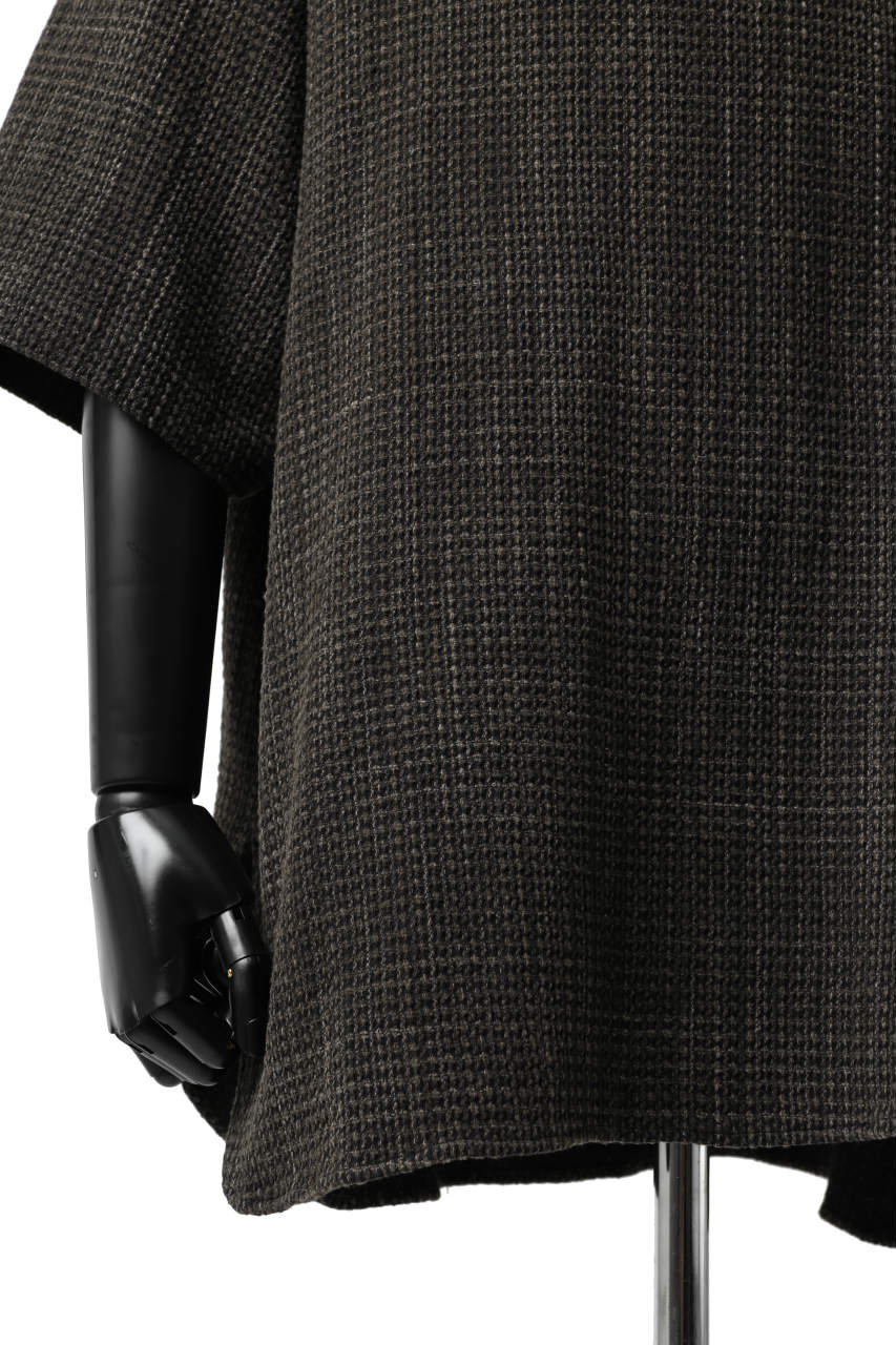 COLINA KEY NECK PULLOVER SHIRT / GARABO LIGHT SASHIKO (ZAKURO) - Image 7