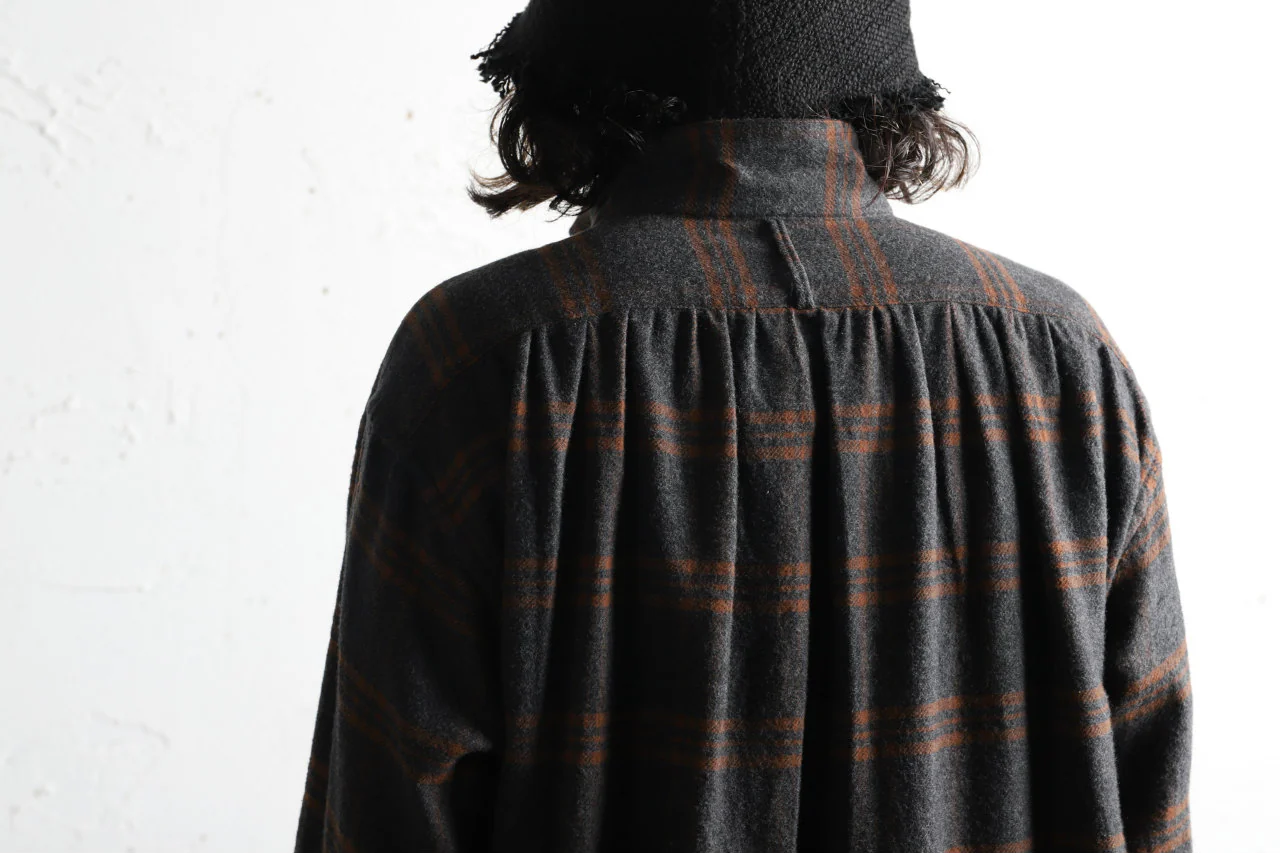 COLINA GARDENER CHECK SHIRT / SOFT FLANNEL (GREY x BROWN) - Image 31