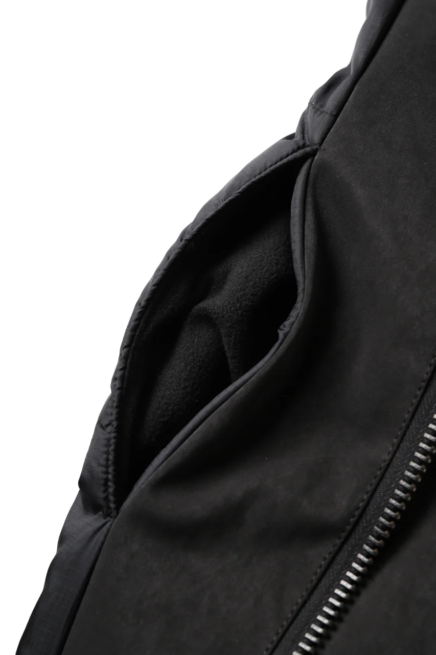 COLINA M-1947 HOOD PARKA COAT / HIGH DENSITY MILICLOTH & CLIMASHIELD® (BLACK) - Image 29