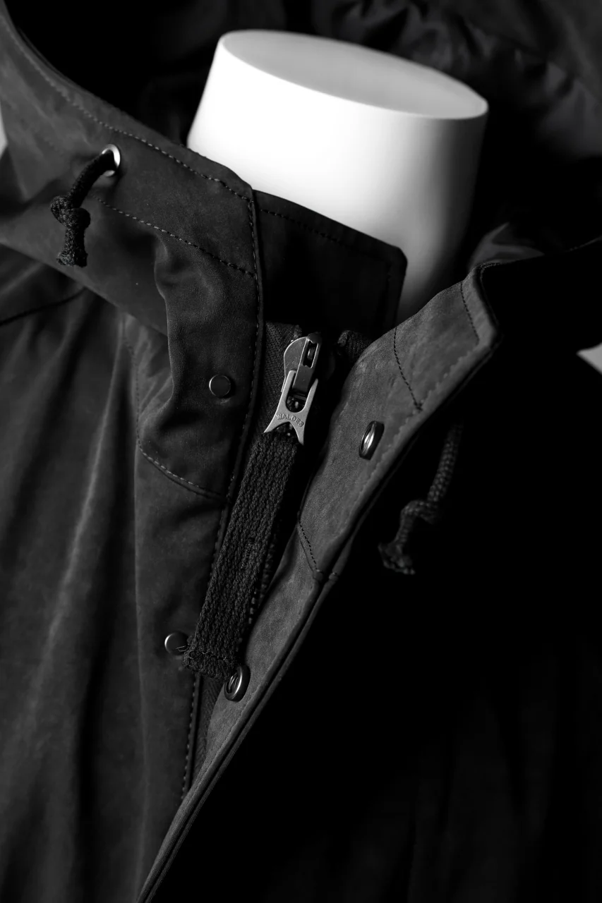 COLINA M-1948 HOOD PARKA COAT / HIGH DENSITY MILICLOTH (BLACK) - Image 16