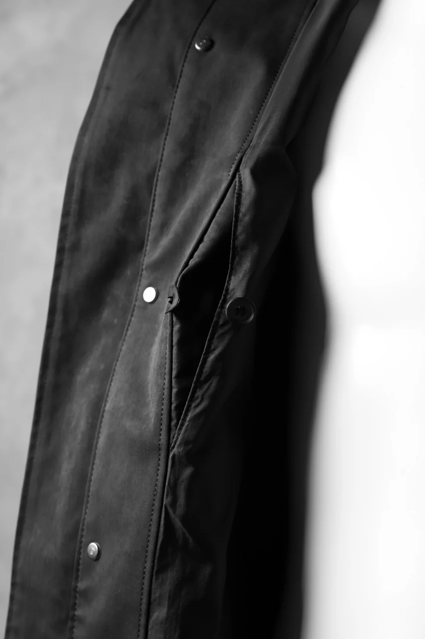 COLINA M-1948 HOOD PARKA COAT / HIGH DENSITY MILICLOTH (BLACK) - Image 22
