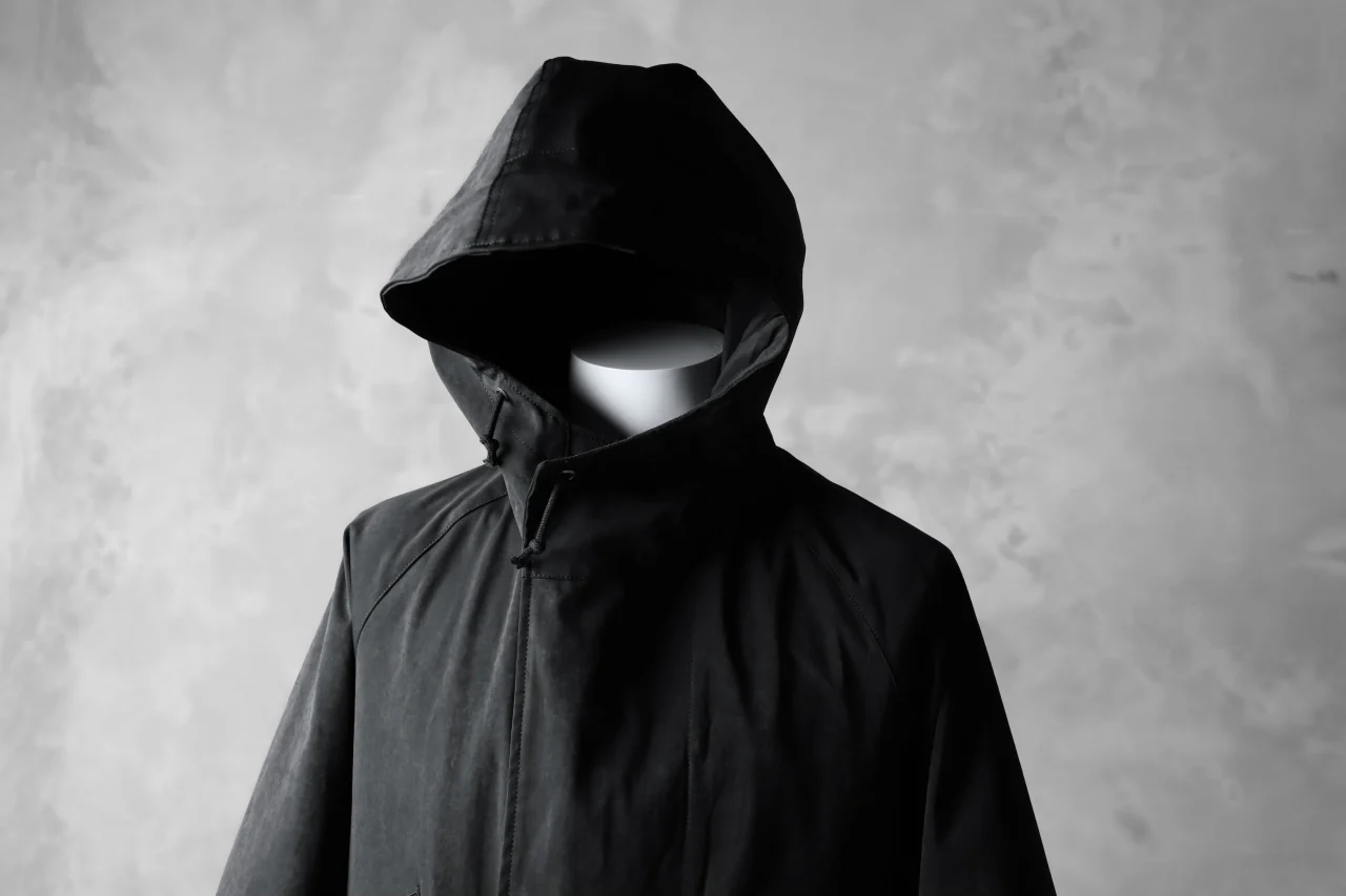 COLINA M-1948 HOOD PARKA COAT / HIGH DENSITY MILICLOTH (BLACK) - Image 26
