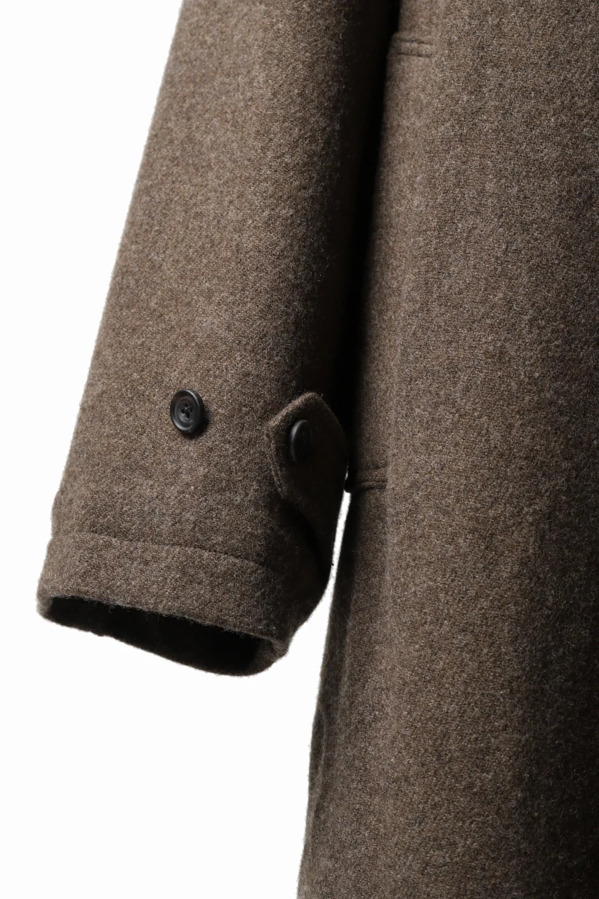 COLINA MAC COAT / BRITISH SUFFOLK TWEED (BROWN) - Image 16