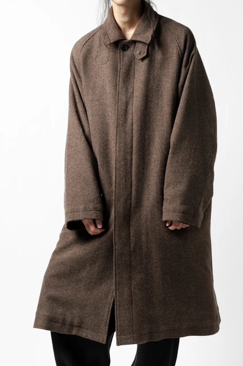 COLINA MAC COAT / BRITISH SUFFOLK TWEED (BROWN) - Image 2