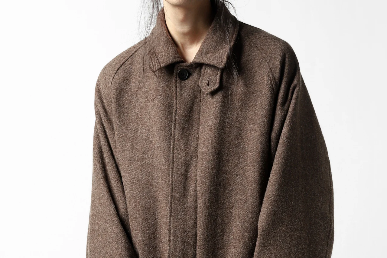 COLINA MAC COAT / BRITISH SUFFOLK TWEED (BROWN) - Image 23
