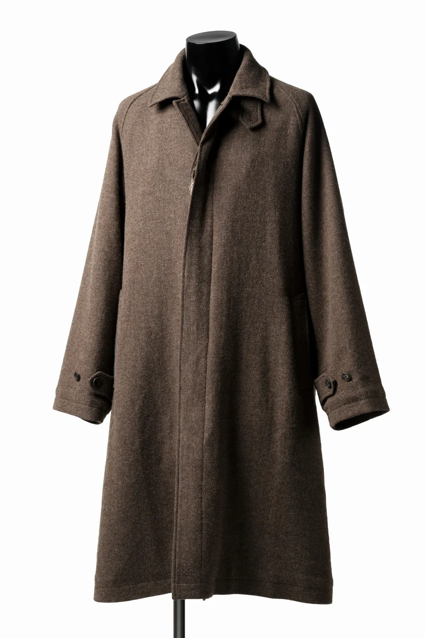COLINA MAC COAT / BRITISH SUFFOLK TWEED (BROWN) - Image 5