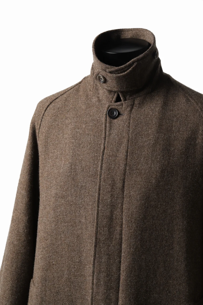 COLINA MAC COAT / BRITISH SUFFOLK TWEED (BROWN) - Image 8