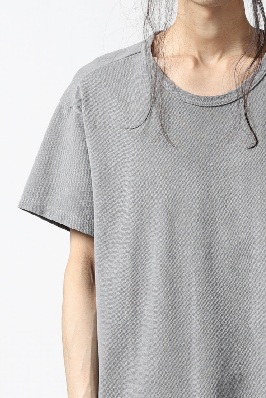 COLINA RELAX FIT T-SHIRT / PIQUE KNITTING JERSEY (L.SUMI DYED) - Image 12