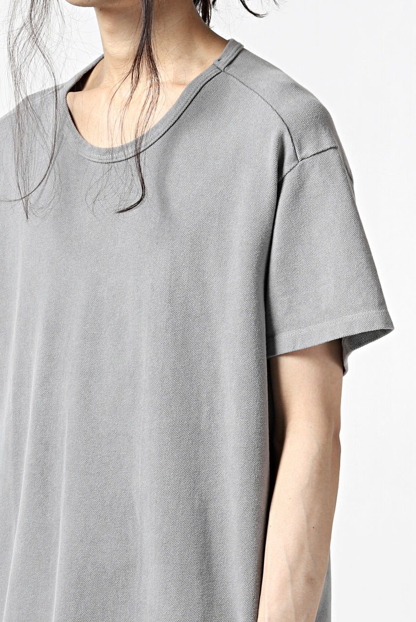 COLINA RELAX FIT T-SHIRT / PIQUE KNITTING JERSEY (L.SUMI DYED) - Image 13
