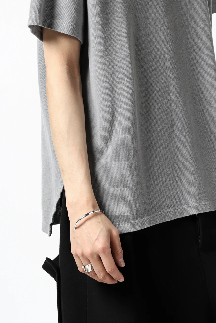 COLINA RELAX FIT T-SHIRT / PIQUE KNITTING JERSEY (L.SUMI DYED) - Image 14
