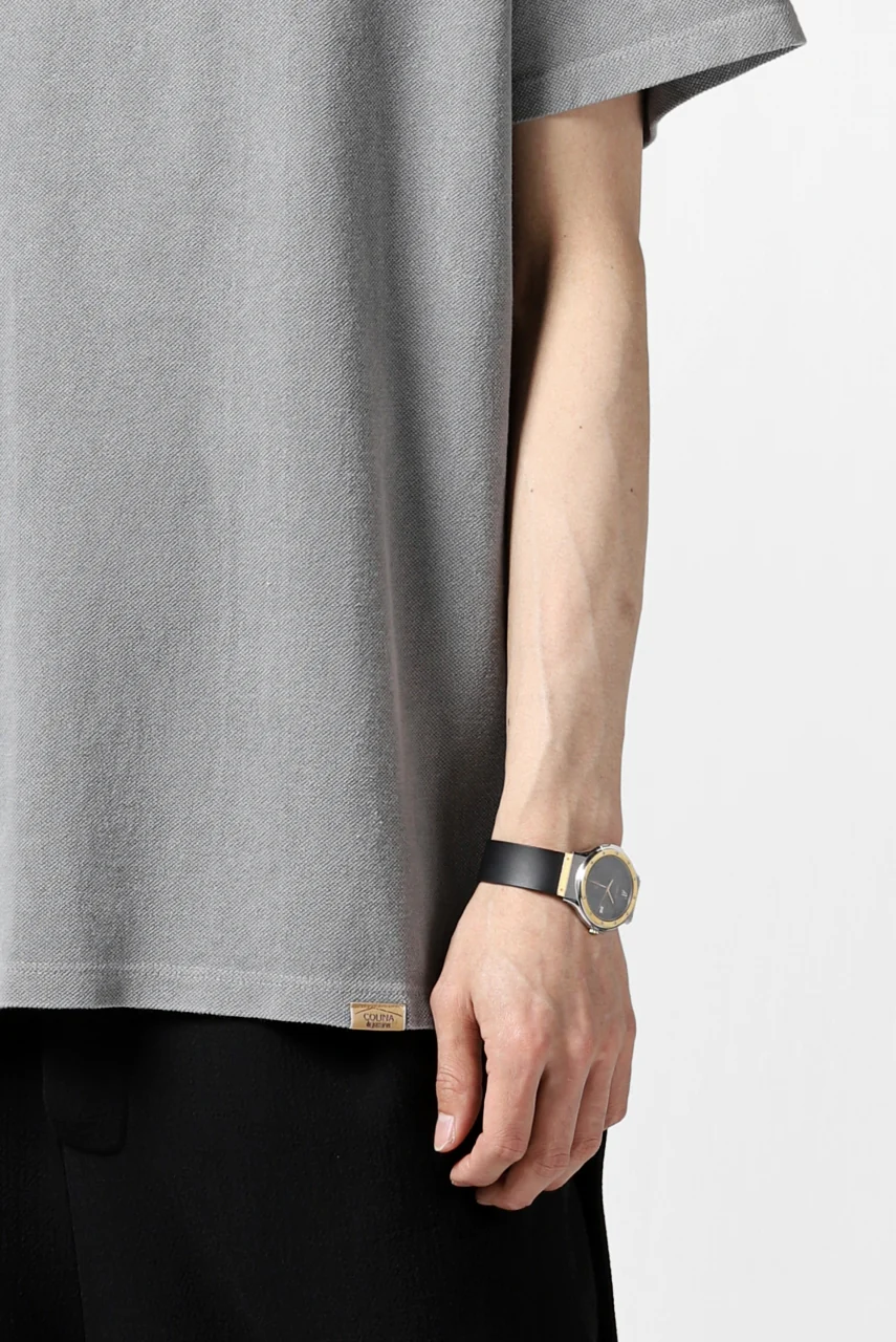 COLINA RELAX FIT T-SHIRT / PIQUE KNITTING JERSEY (L.SUMI DYED) - Image 15