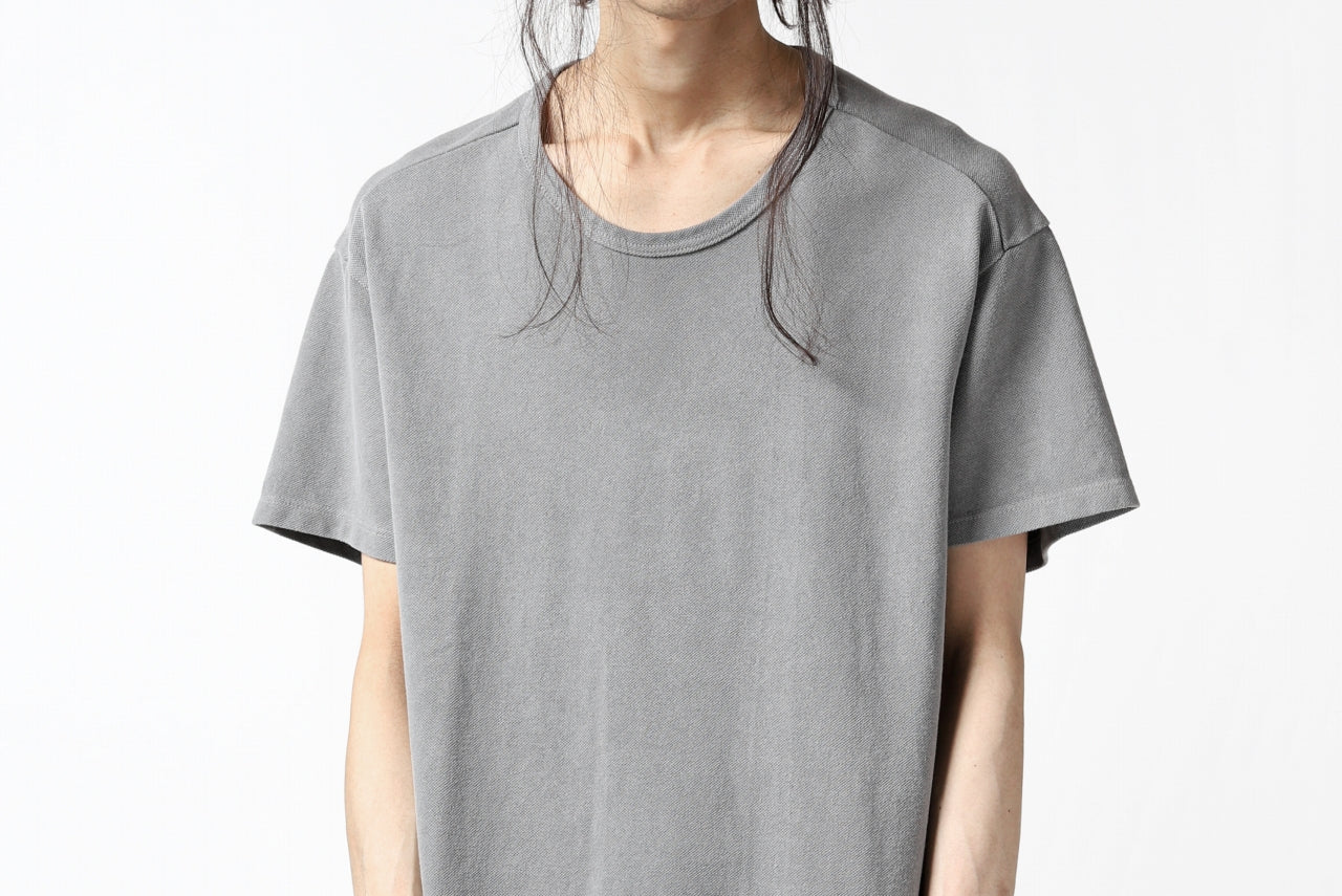 COLINA RELAX FIT T-SHIRT / PIQUE KNITTING JERSEY (L.SUMI DYED) - Image 17