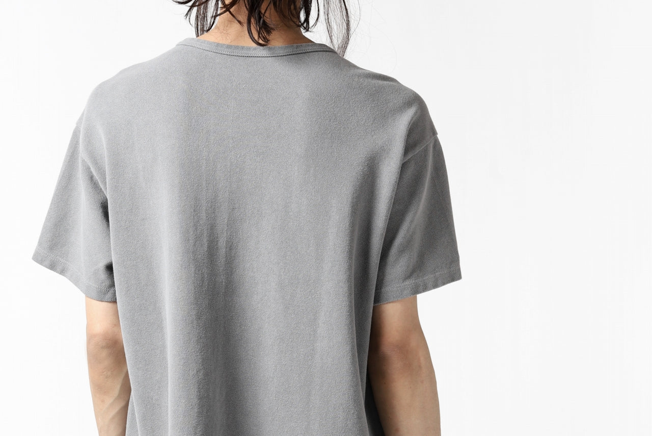 COLINA RELAX FIT T-SHIRT / PIQUE KNITTING JERSEY (L.SUMI DYED) - Image 18
