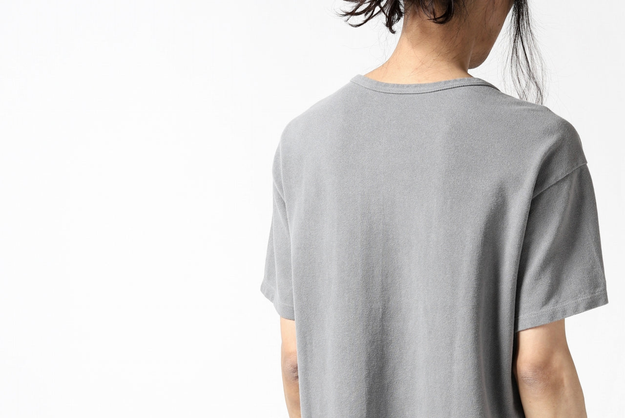 COLINA RELAX FIT T-SHIRT / PIQUE KNITTING JERSEY (L.SUMI DYED) - Image 19
