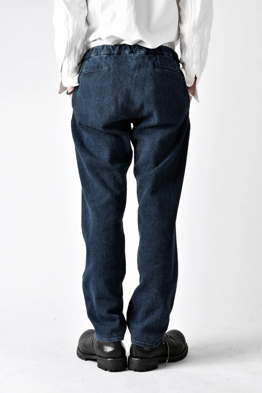 COLINA SASHIKO CURVED TROUSERS (INDIGO) - Image 17