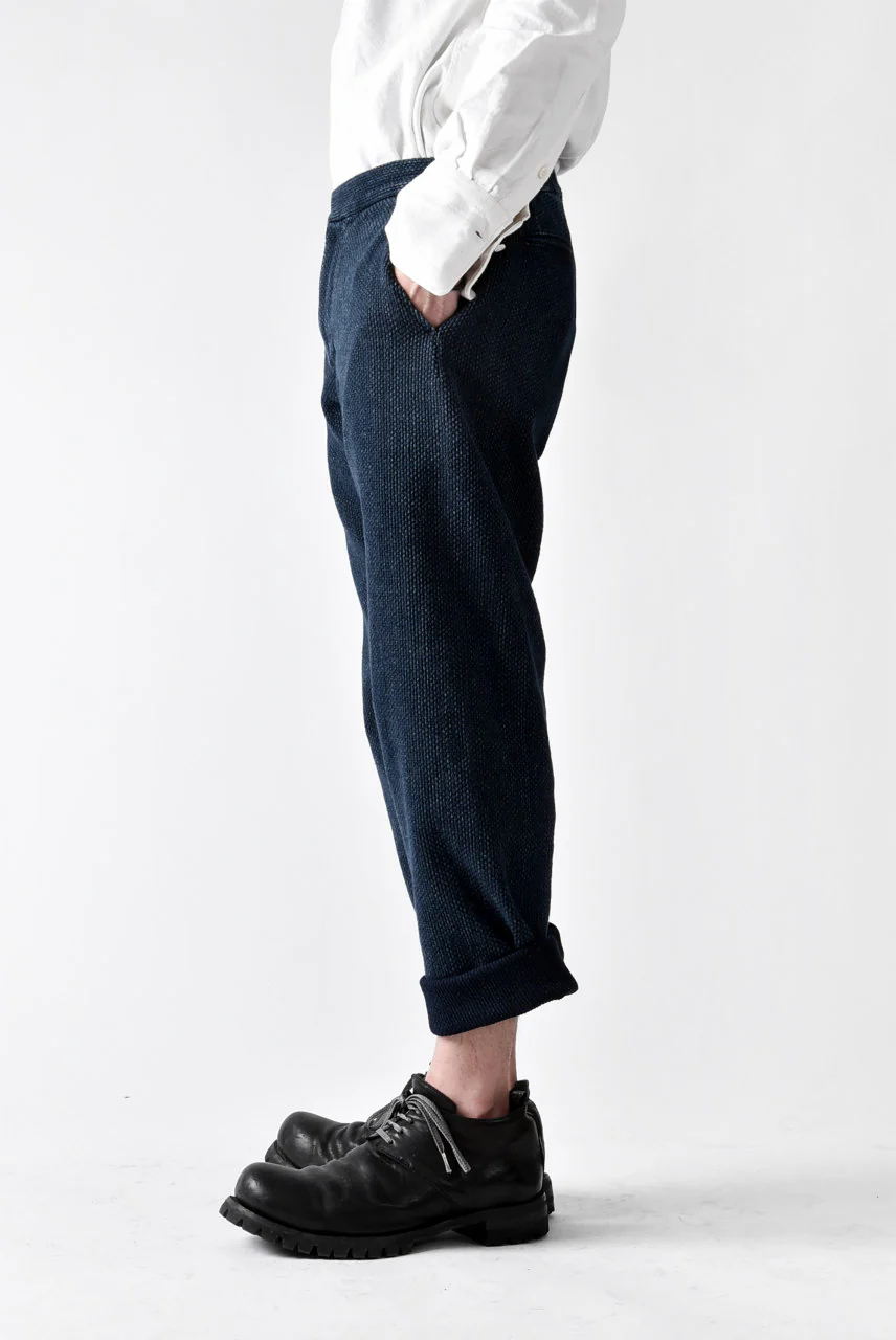 COLINA SASHIKO CURVED TROUSERS (INDIGO) - Image 28