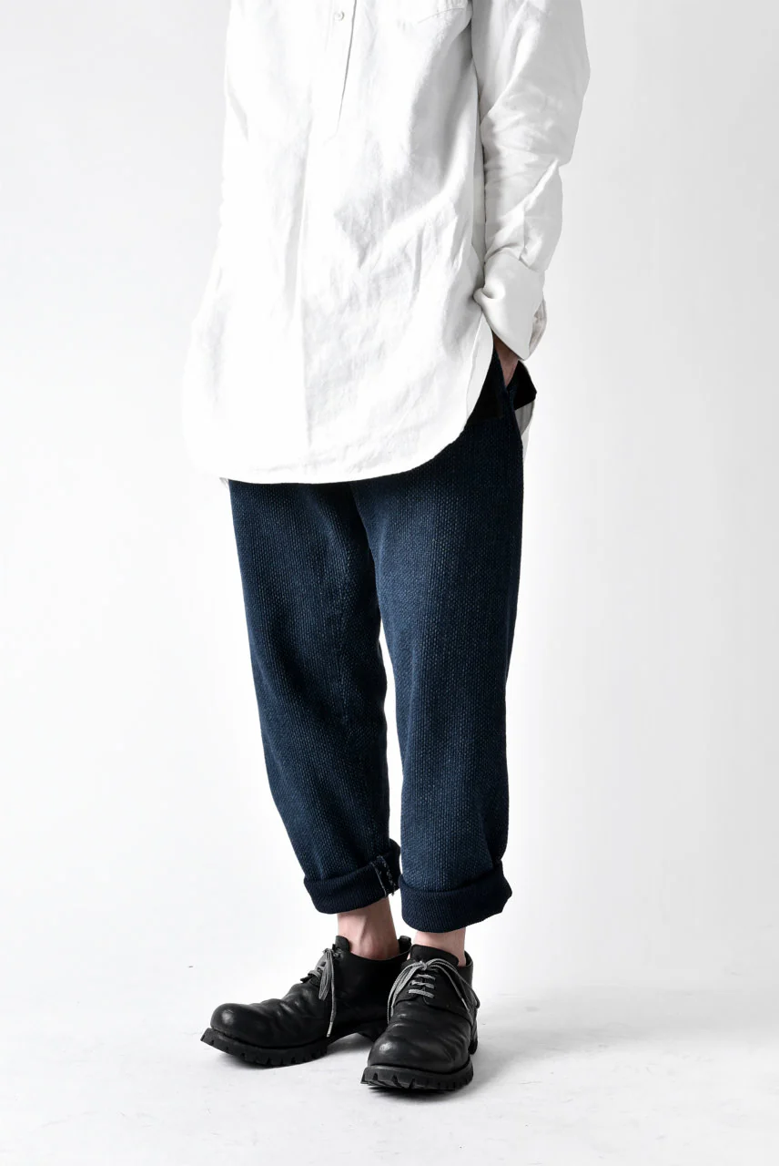 COLINA SASHIKO CURVED TROUSERS (INDIGO) - Image 32