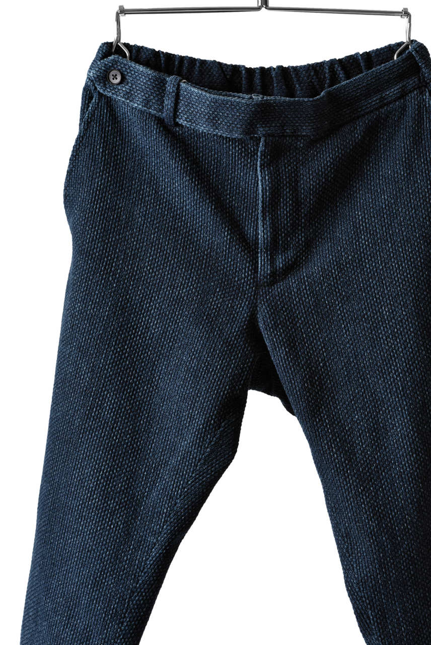 COLINA SASHIKO CURVED TROUSERS (INDIGO) - Image 7
