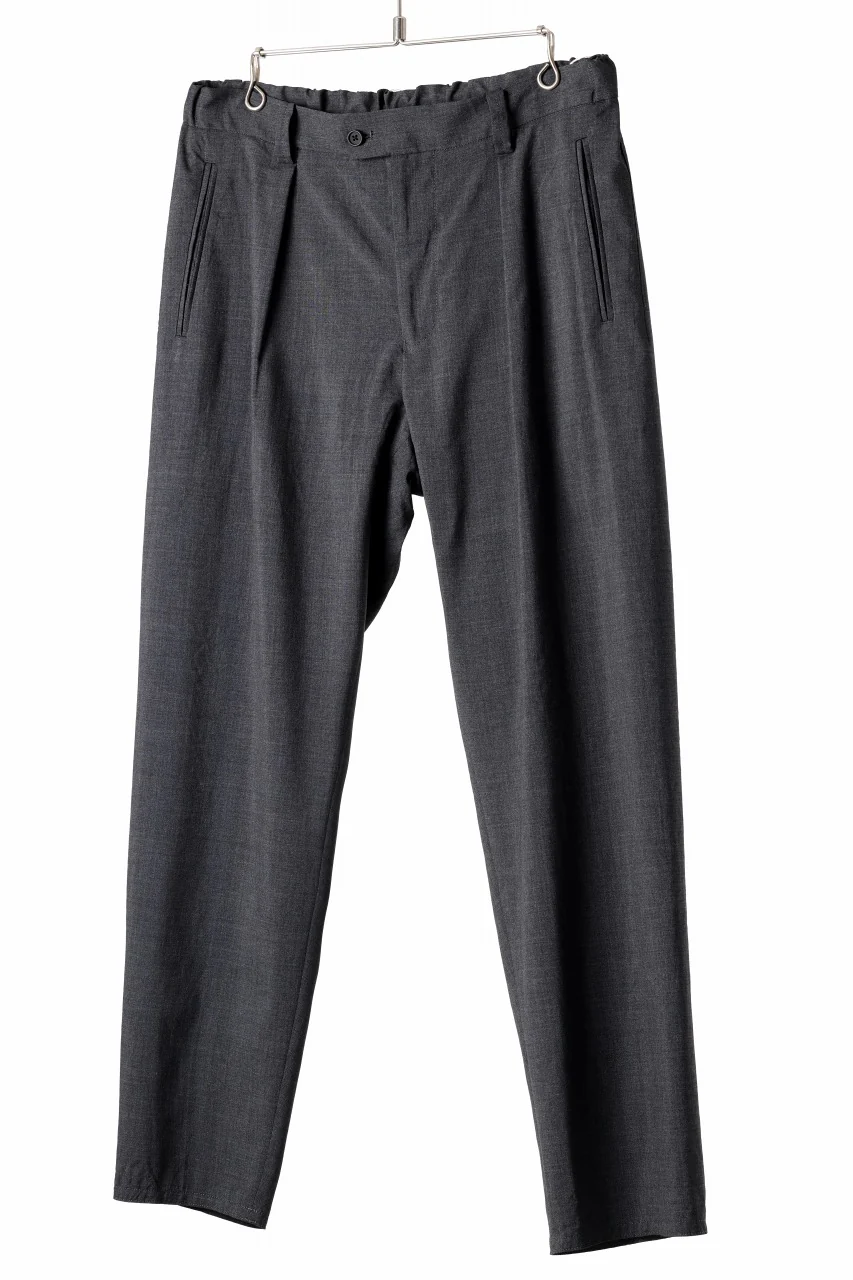 COLINA THE SLACKS / WASHABLE WOOL TROPICAL (DARK GREY) - Image 17