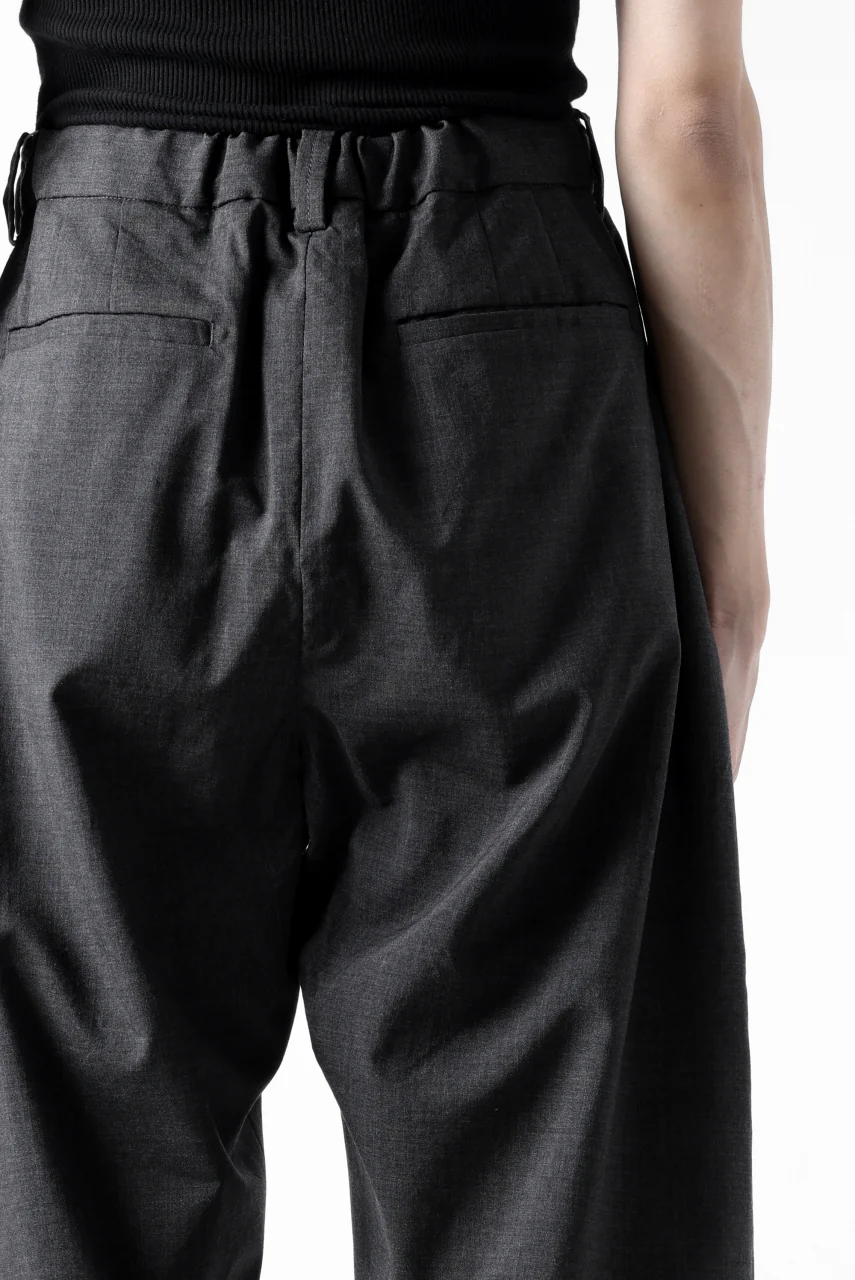 COLINA THE SLACKS / WASHABLE WOOL TROPICAL (DARK GREY) - Image 37