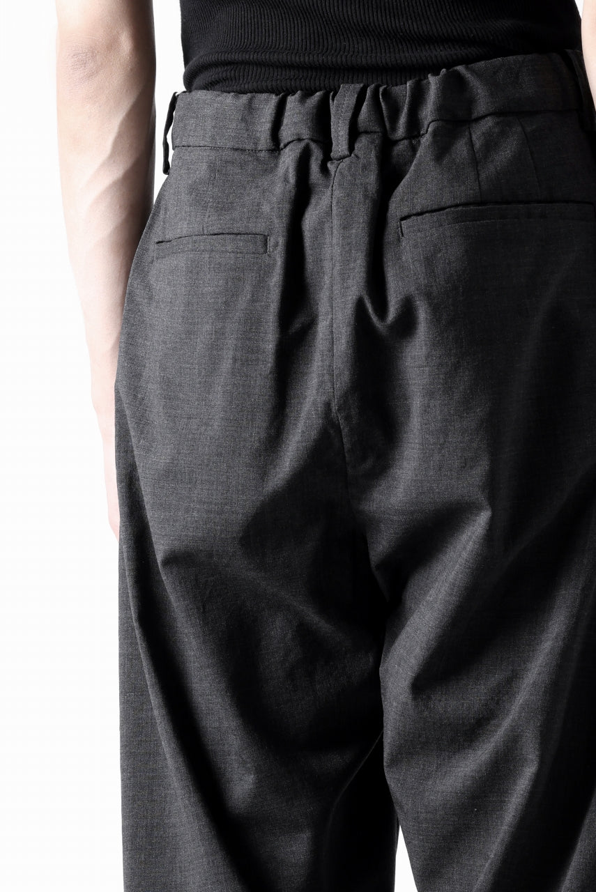 COLINA THE SLACKS / WASHABLE WOOL TROPICAL (DARK GREY) - Image 41