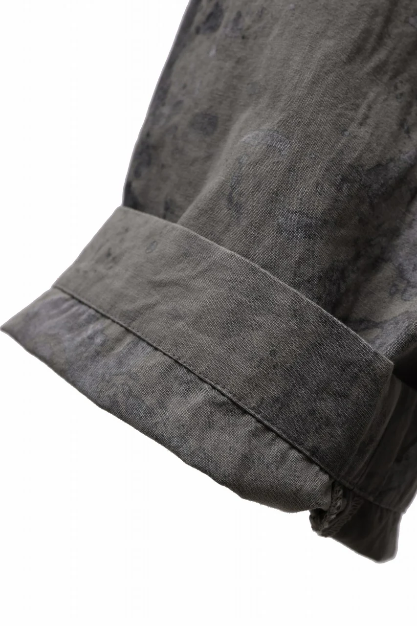 COLINA W TUCK TROUSERS / ANCIENT DYED TUSSER (DUST) - Image 20