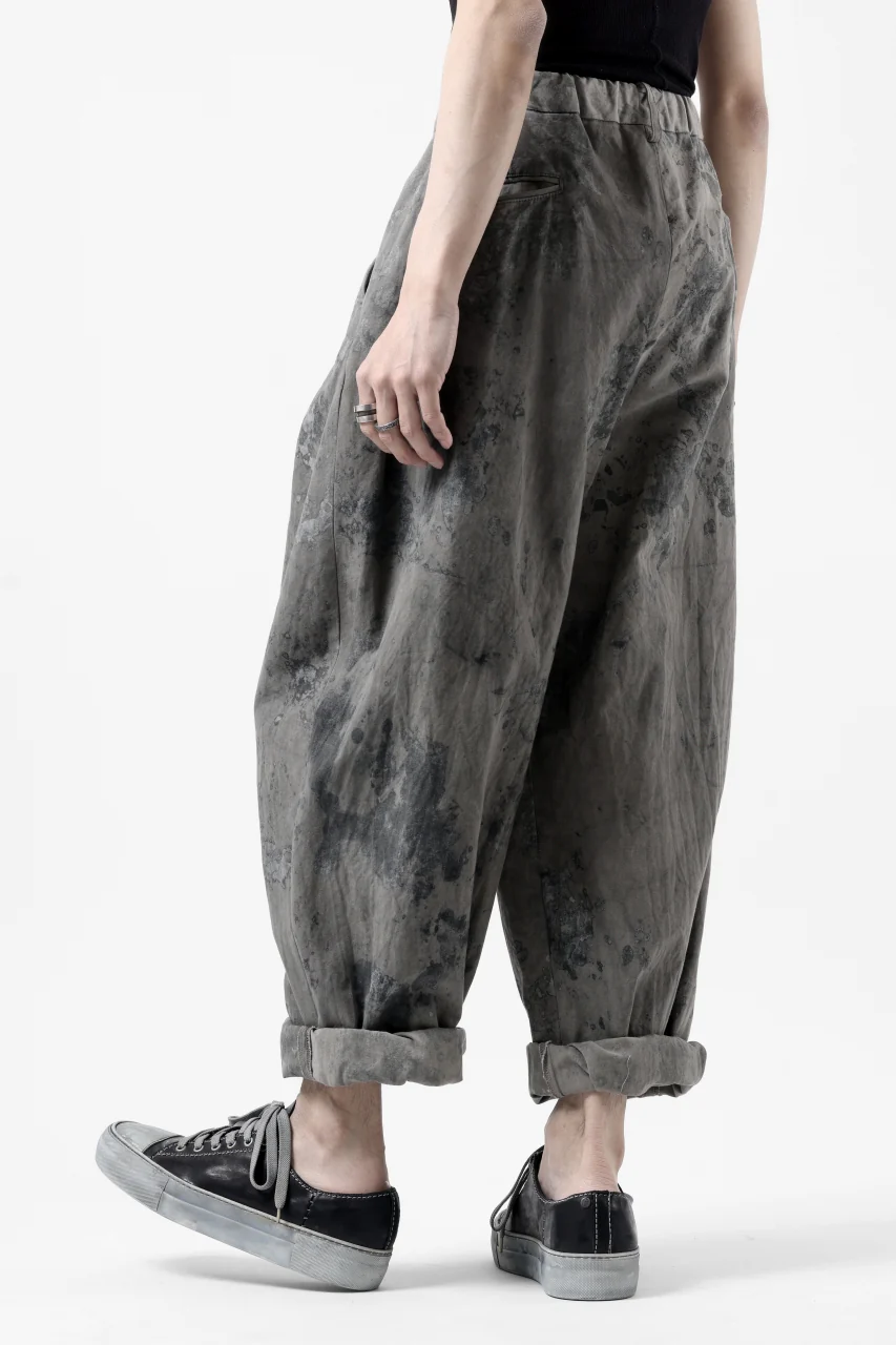 COLINA W TUCK TROUSERS / ANCIENT DYED TUSSER (DUST) - Image 6