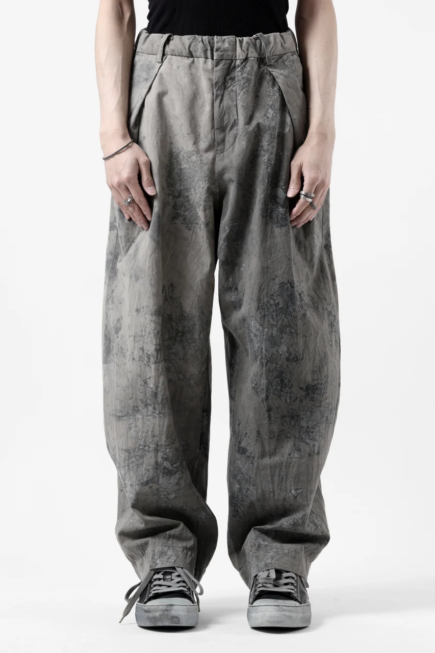 COLINA W TUCK TROUSERS / ANCIENT DYED TUSSER (DUST) - Image 8